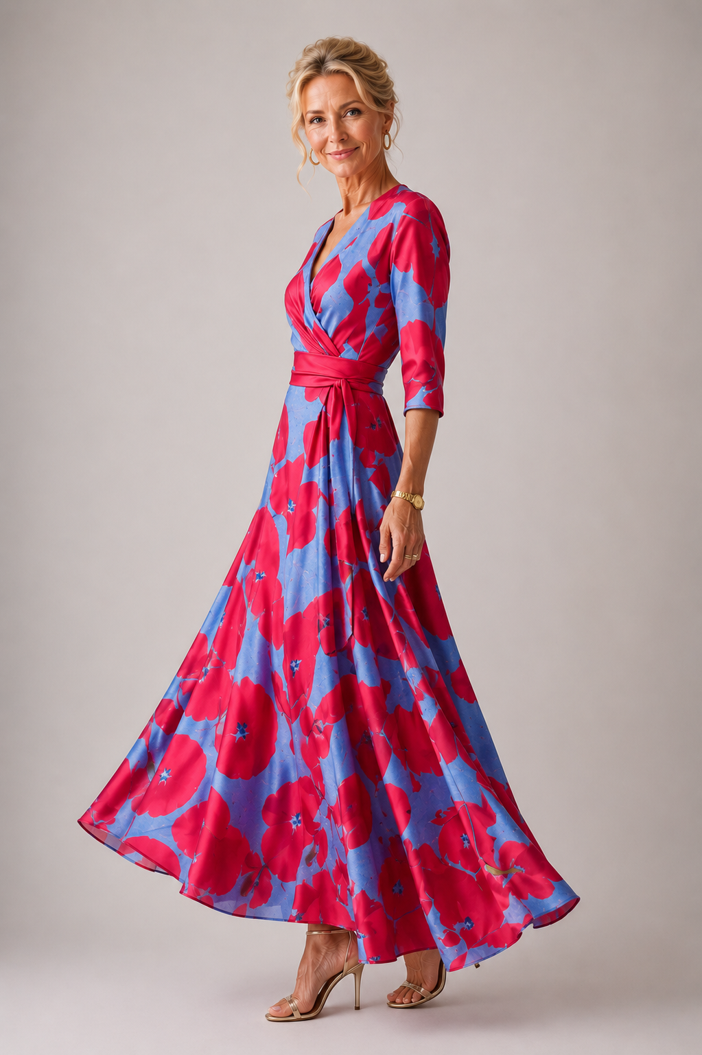 Claire Verra™ | Comfortable dress for every day with V-neck