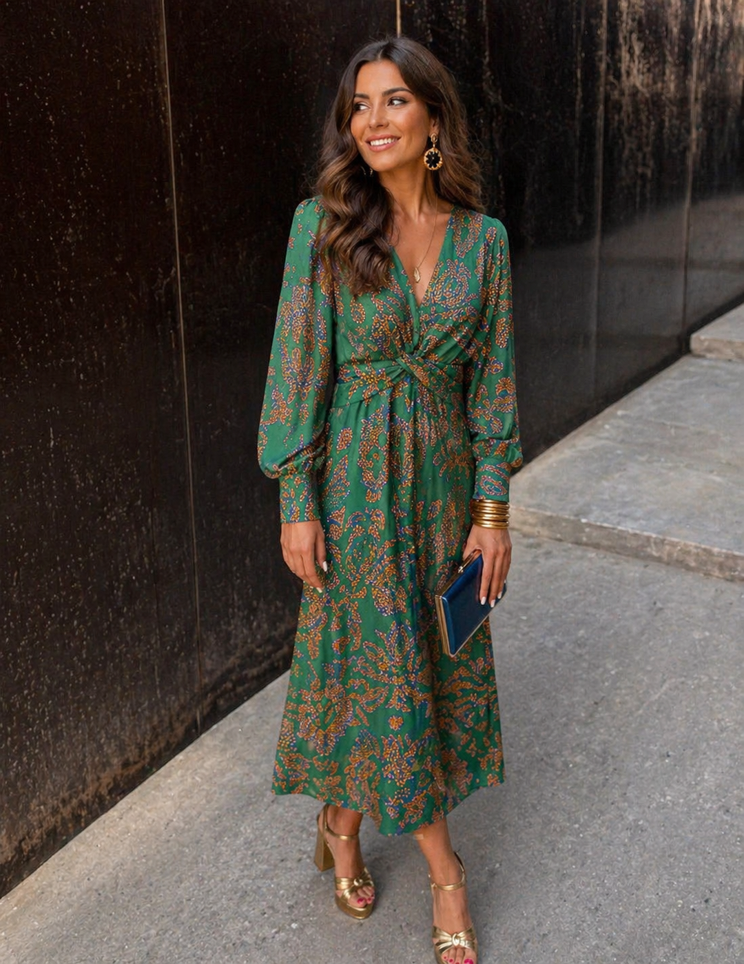 Claire Verra™ | Floral print Dress