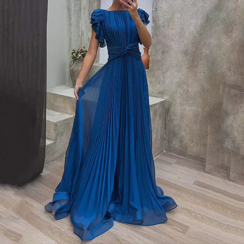 Claire Verra™ | Pleated Evening Dress