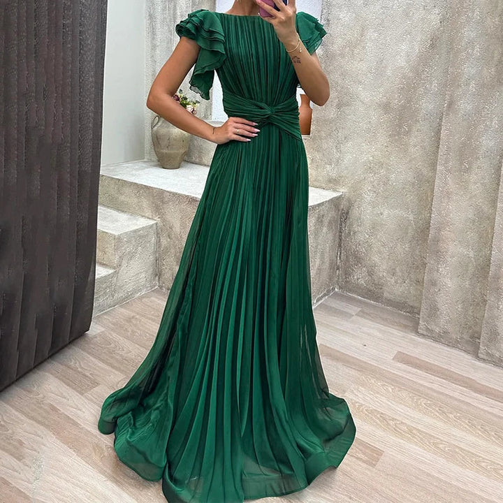 Claire Verra™ | Pleated Evening Dress
